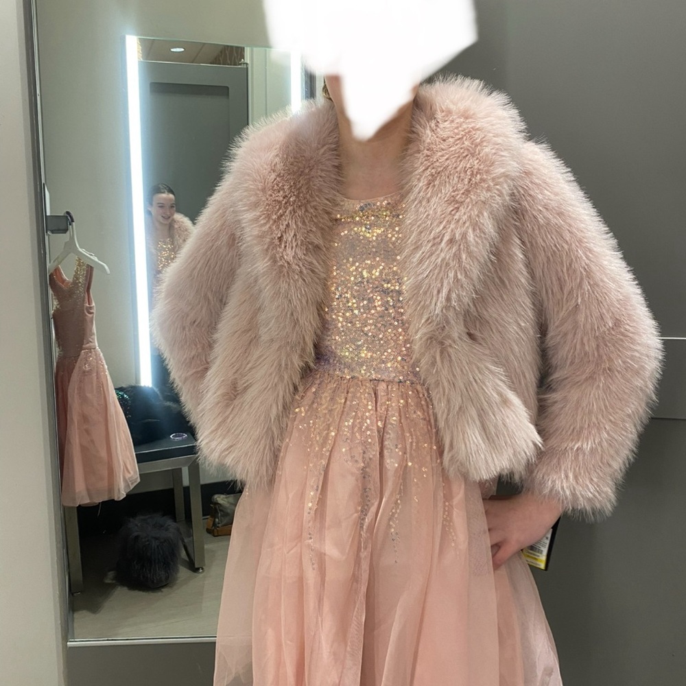 Cat & Jack Pink and Purple Sequin Dress